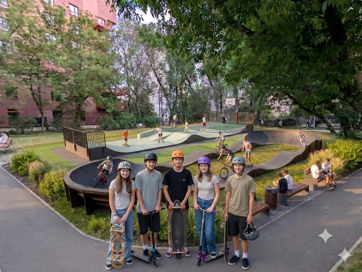 Wizualizacja skateparku